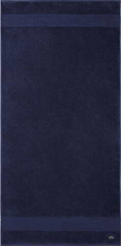 LACOSTE Shower Towel in Blue: front