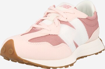 Sneaker '327' di new balance in rosa: frontale
