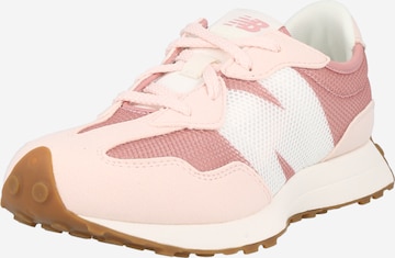 Sneaker '327' di new balance in rosa: frontale