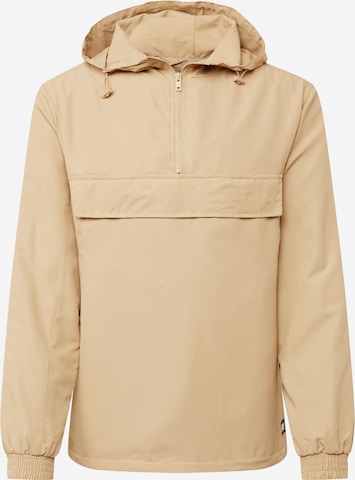 Urban Classics Between-Season Jacket in Beige: front