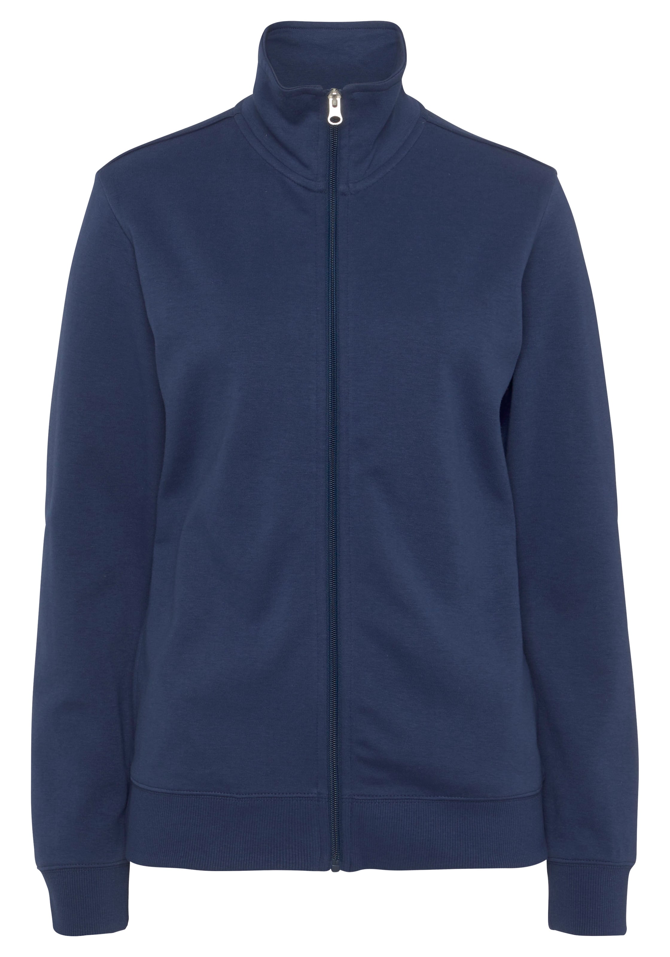 BENCH Sweat jacket in Blue: front