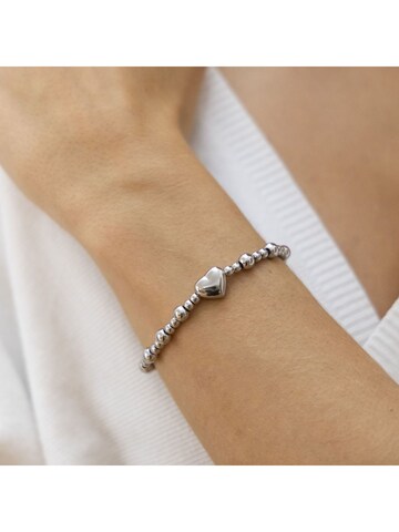 Bracelet Zeeme en blanc : devant