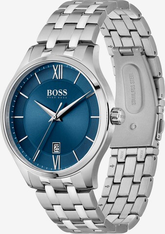 BOSS Black Analog Watch in Silver