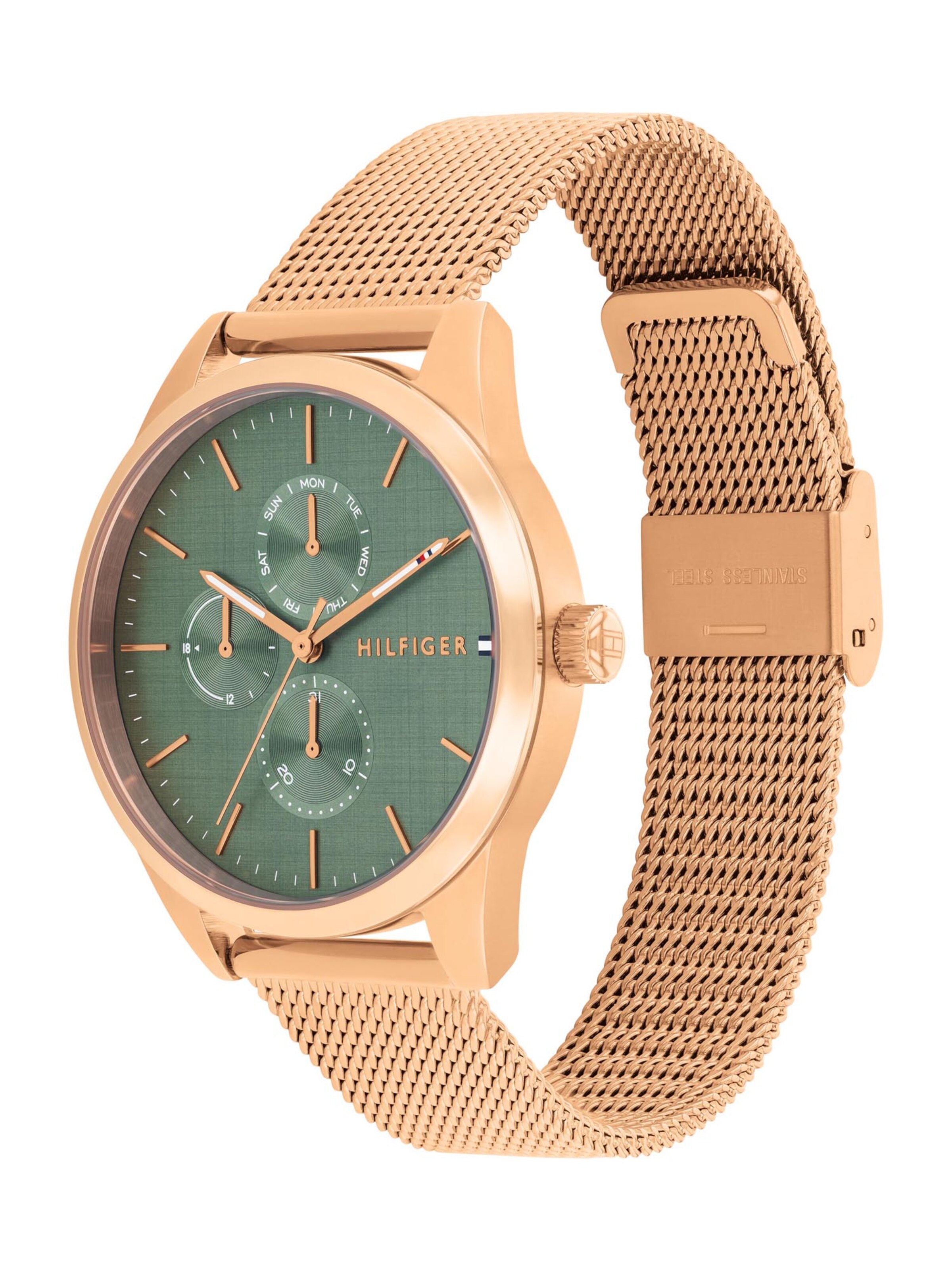 TOMMY HILFIGER Analog watch 'CAMILLE' in Gold