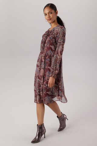 Aniston SELECTED Kleid in Braun: Vorderseite