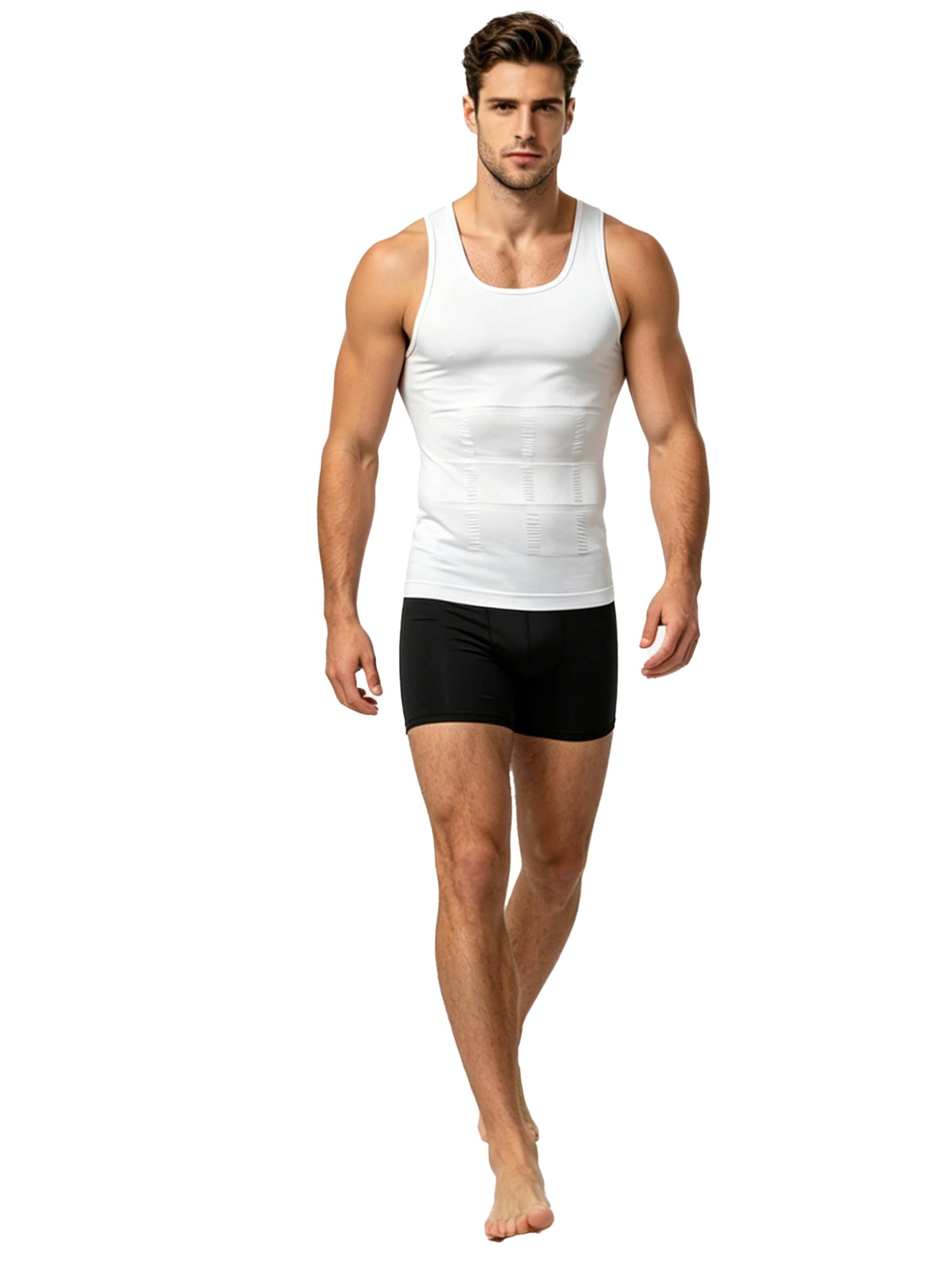MEETWEE Shirt '2-Pack Shapewear Tank Top' in Zwart