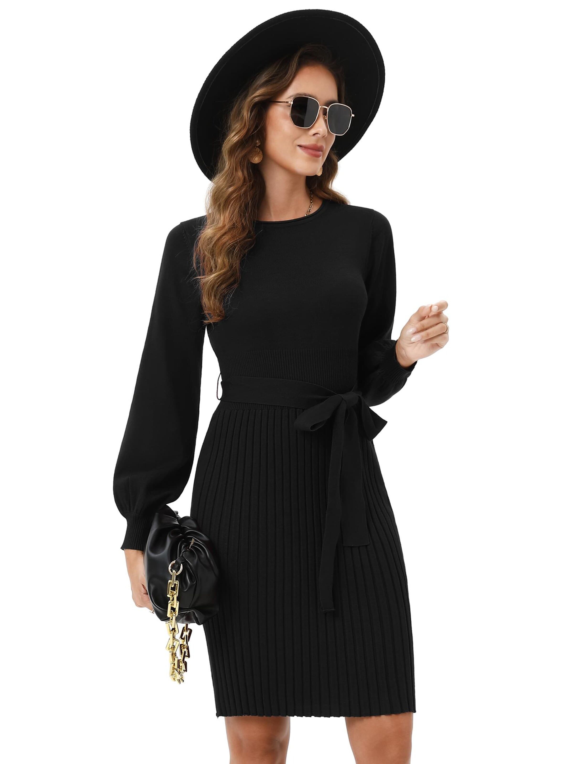 Yesfashion Dress in Black