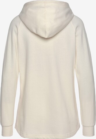 Sweat-shirt LASCANA en blanc