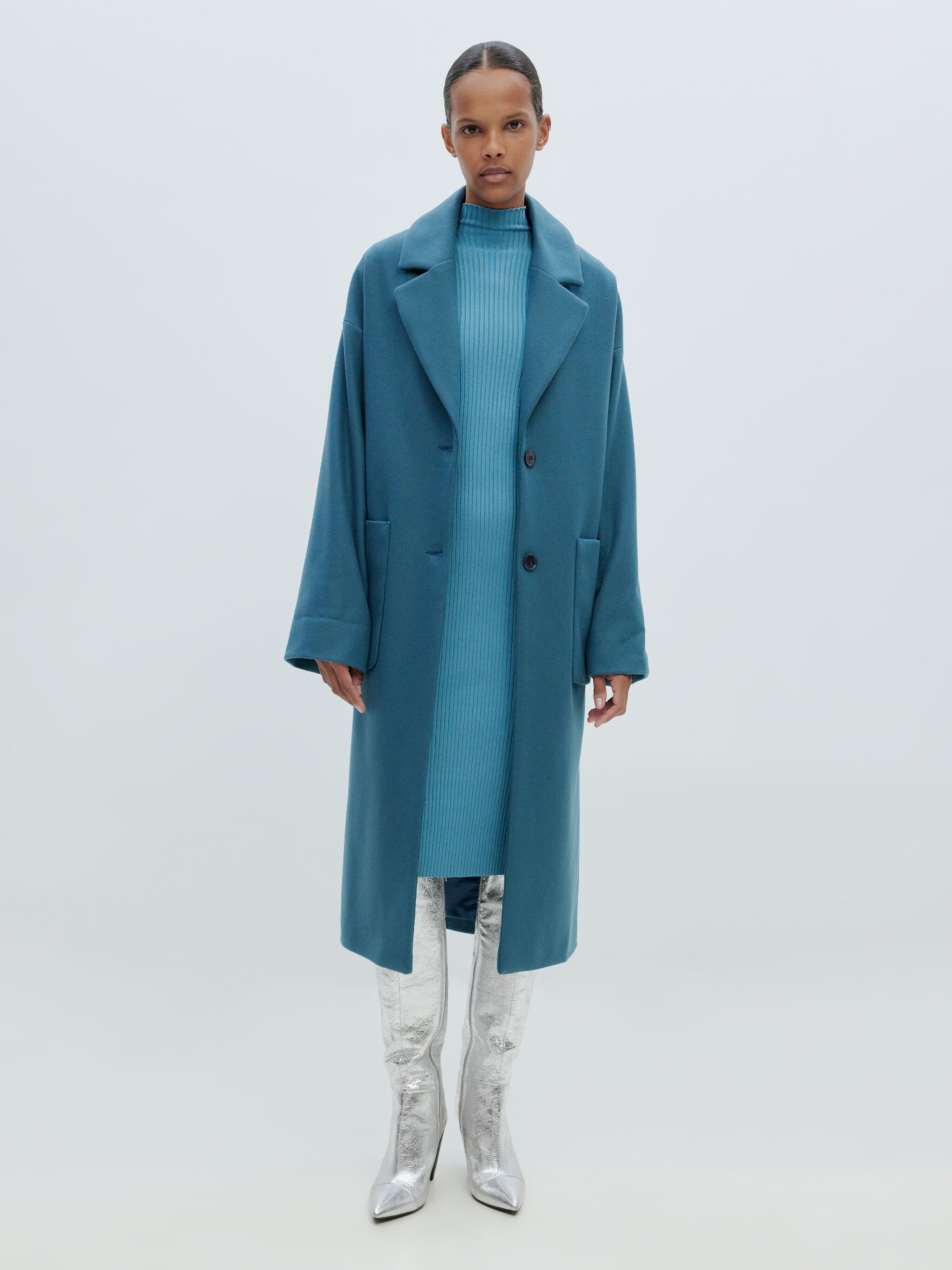 EDITED Producten Jurk 'Hada' Blauw