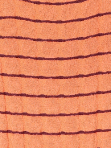 Pull&Bear Pletené šaty - oranžová