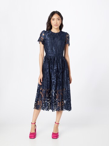 Robe de cocktail Coast en bleu : devant