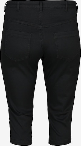 Zizzi Slimfit Jeans 'Amy' in Zwart