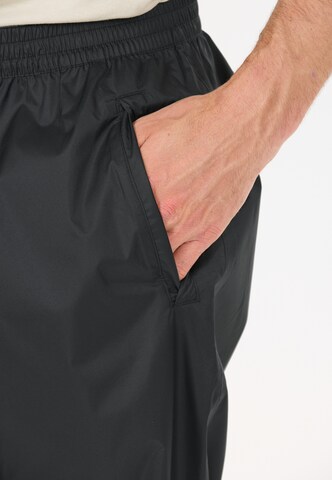 Weather Report Regular Outdoor trousers 'Pack'way' in Black
