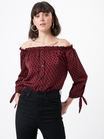 Sublevel Blouse 'Carmen' in Red