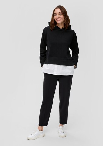 s.Oliver Sweatshirt in Schwarz