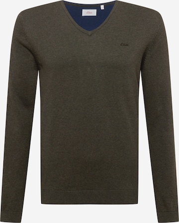 s.Oliver Sweater in Green: front