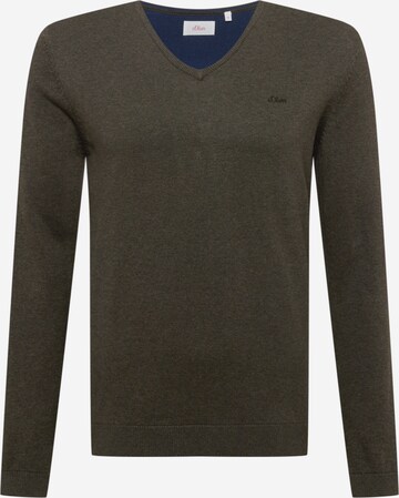 s.Oliver Sweater in Green: front