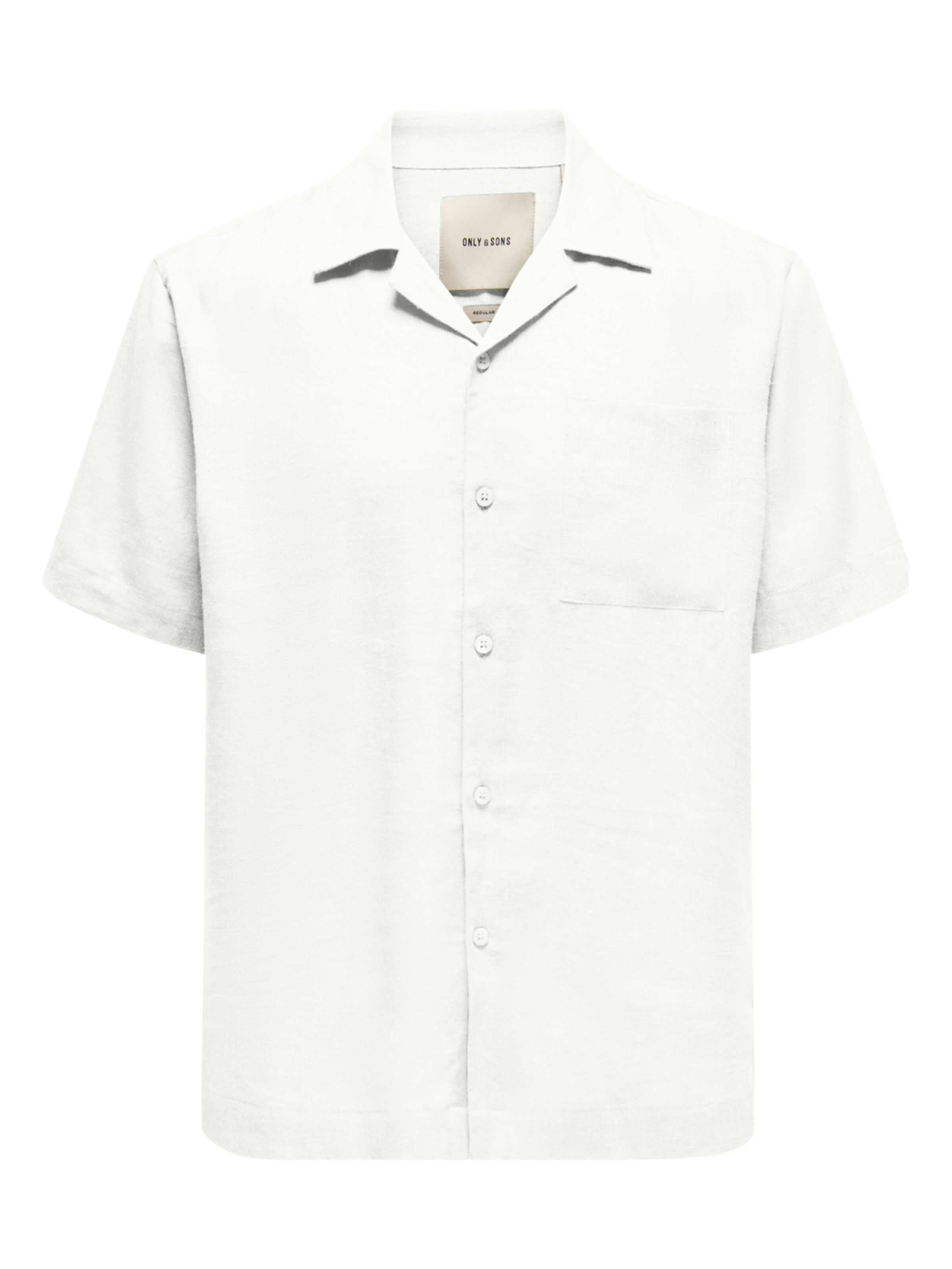 Only & Sons Рубашка 'Laurence' в размере XXXL в Белый, Обзор товара