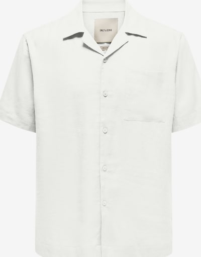XXXL dydžio Marškiniai 'Laurence' iš Only & Sons, spalva – balta, Prekių apžvalga