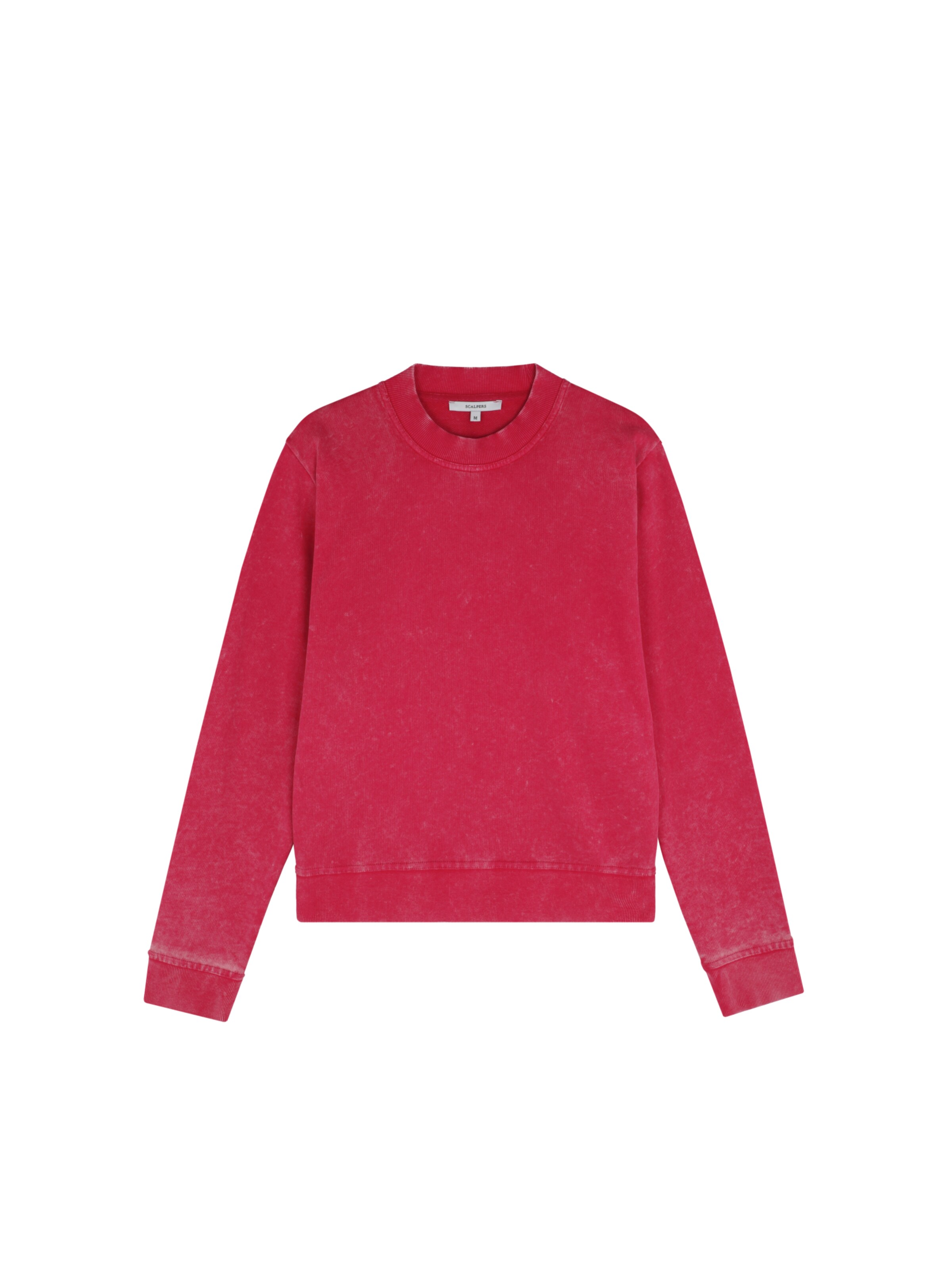 Scalpers Padded Marble Sweater ' ' in Pink: Vorderseite