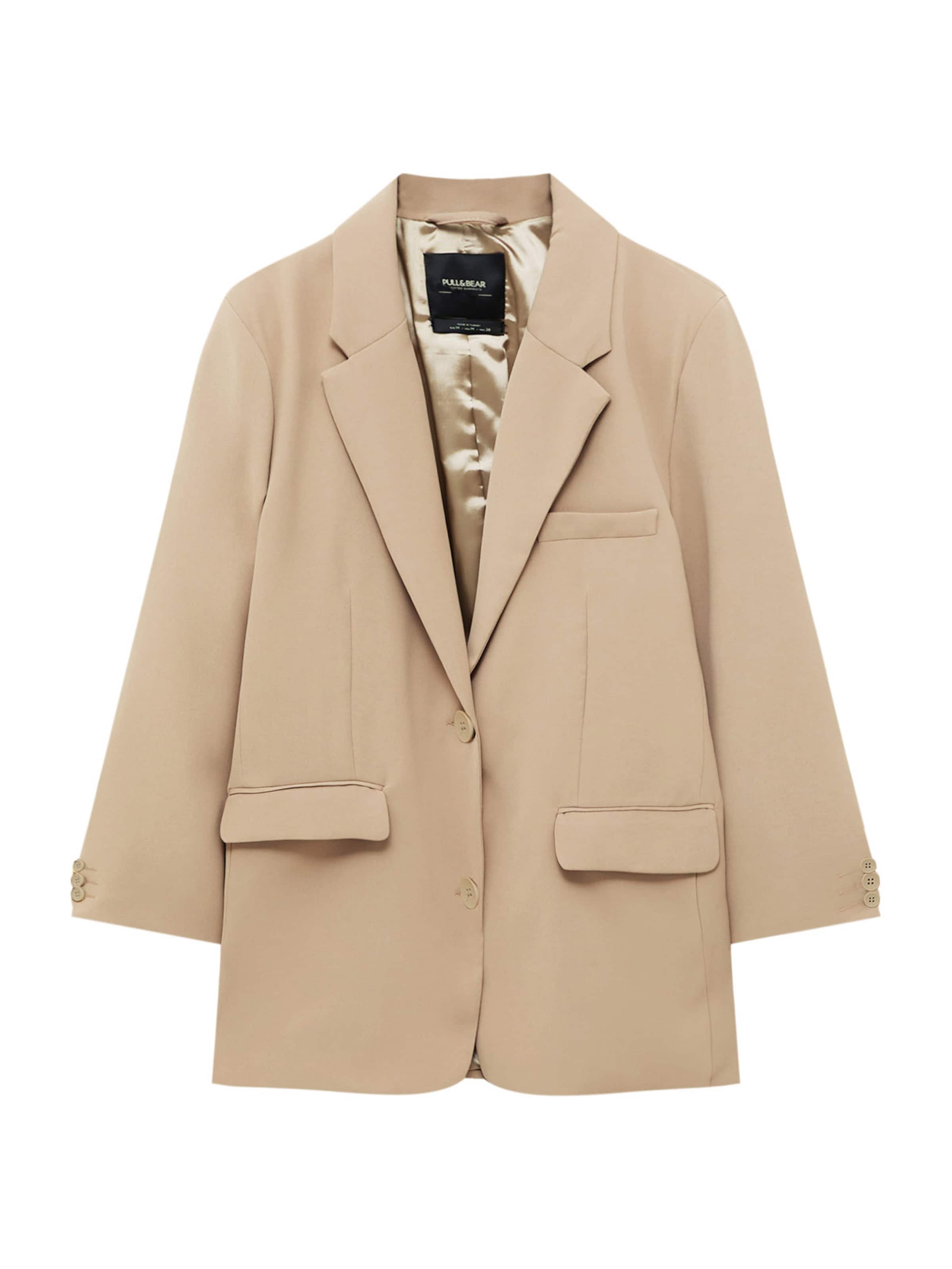 Pull&Bear Blazer in Beige: Vorderseite
