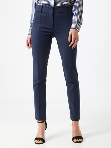 Coupe slim Pantalon PATRIZIA PEPE en bleu : devant