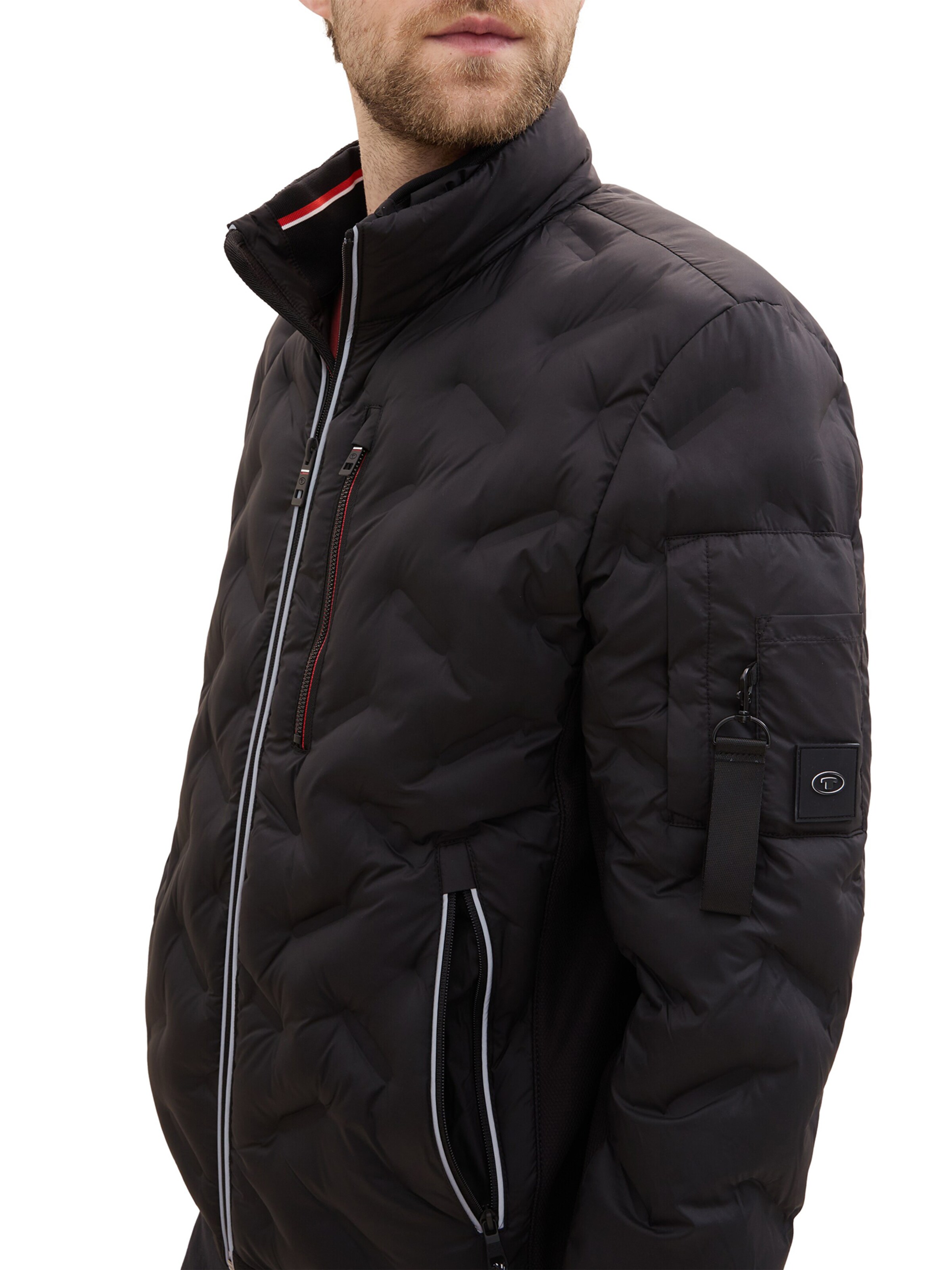 TOM TAILOR Jacke in Schwarz