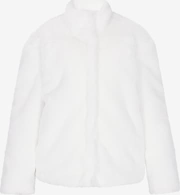Giacca invernale 'Fashion Look' di faina in bianco: frontale