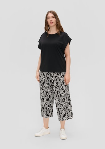 T-shirt s.Oliver Red Label Plus en noir