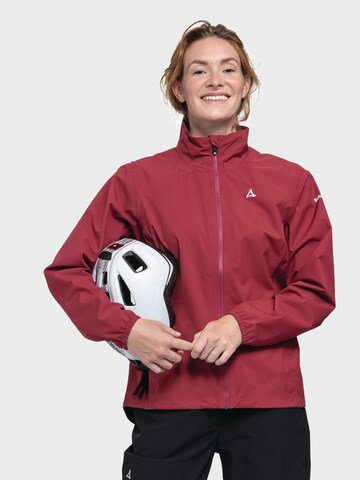 Schöffel Outdoor jacket ' Bike Jacket Style Lurbek WMS ' in Red: front