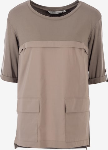 HELMIDGE Blouse in Bruin: voorkant