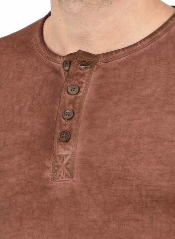 !Solid Shirt 'Timur' in Brown
