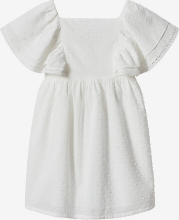 MANGO KIDS Dress 'OLIVIA' in White: front