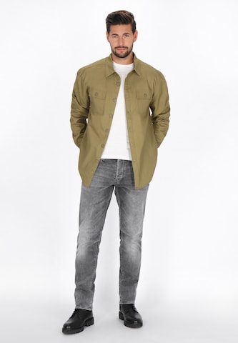 Coupe regular Chemise DreiMaster Vintage en vert