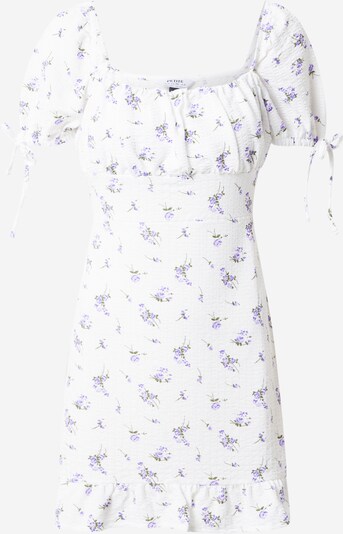 Dorothy Perkins Kleid in elfenbein / grasgrün / lila, Produktansicht