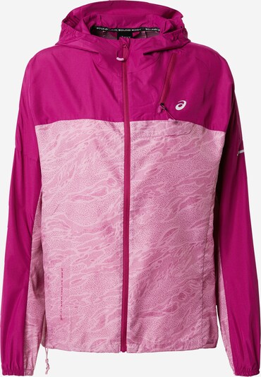 ASICS Sportjacke 'FUJITRAIL' in brombeer / rosa, Produktansicht