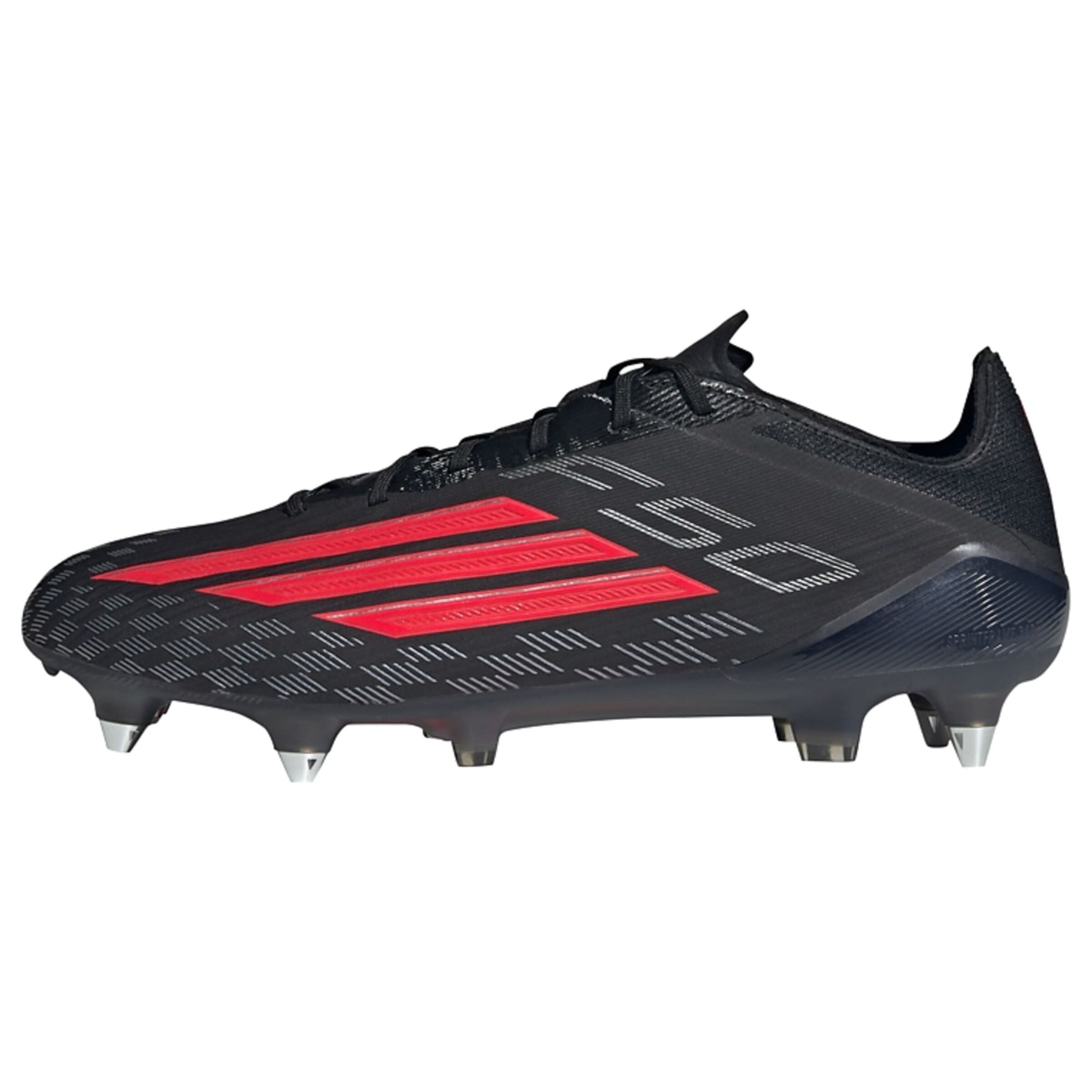 ADIDAS PERFORMANCE Soccer shoe 'F50 Elite' in Light grey / Cherry red / Black, Item view