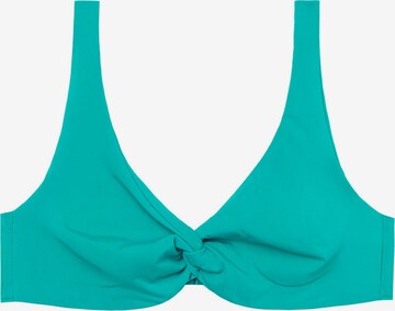 CALZEDONIA Push-up Bikini Top 'INDONESIA' in Green: front