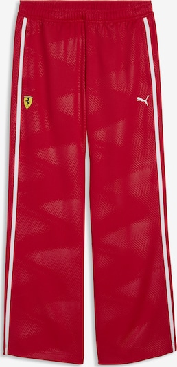 PUMA Sportbroek 'Scuderia Ferrari T7' in de kleur Geel / Vuurrood / Wit, Productweergave