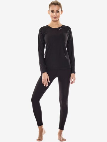 Winshape Skinny Sportsbukser 'HWL112C' i sort