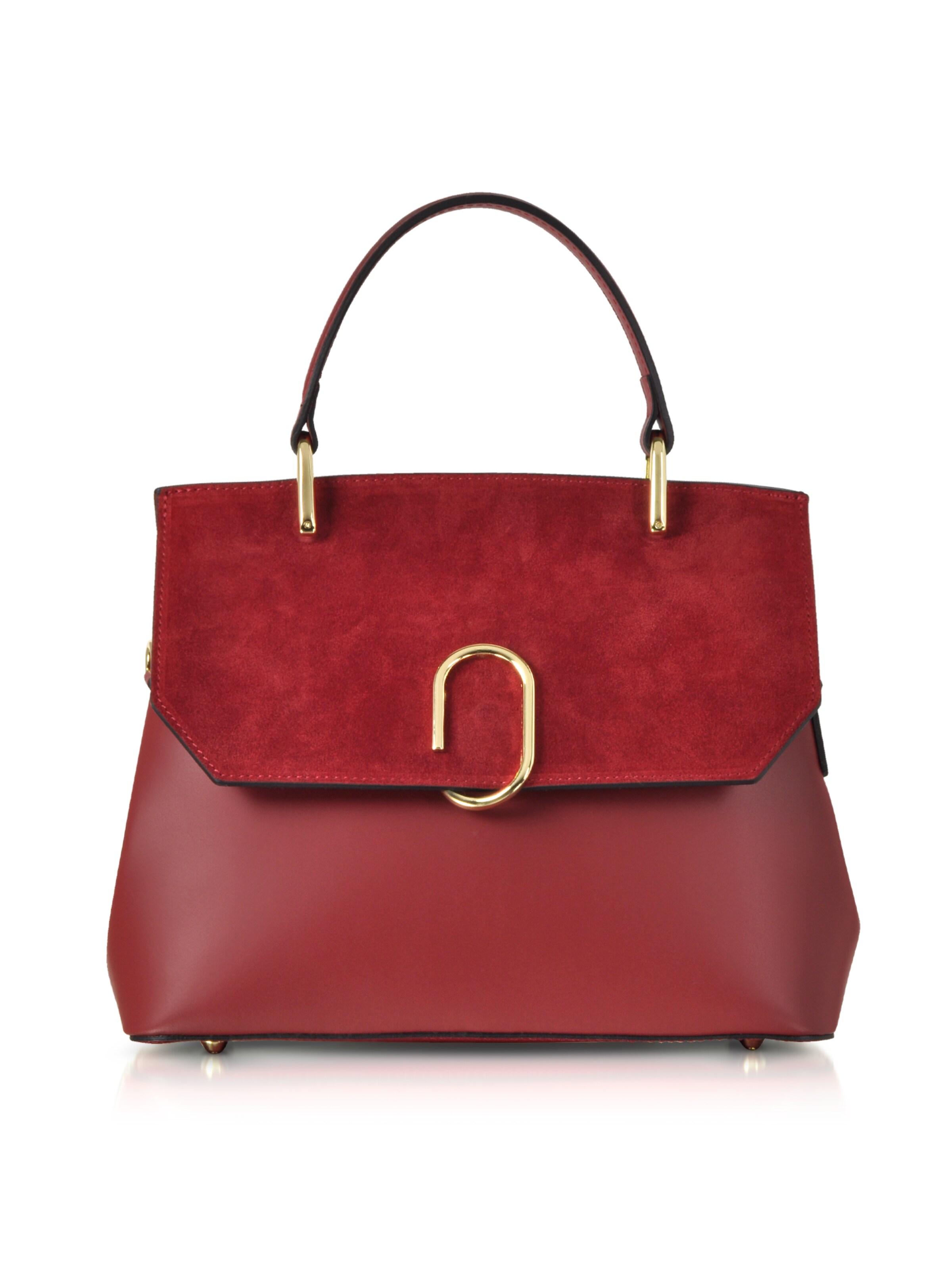 LeParmentier Handtas 'Thais' in Rood: voorkant