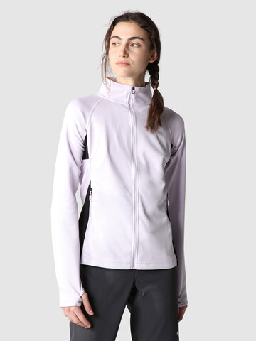 THE NORTH FACE Sportsweatjacke in Lila: predná strana