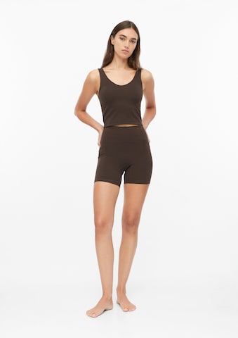 Skinny Leggings s.Oliver en marron : devant