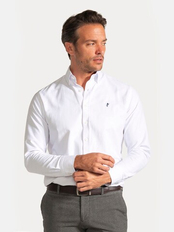 Regular fit Camicia business 'Oxford' di Jacey Quinn in nero