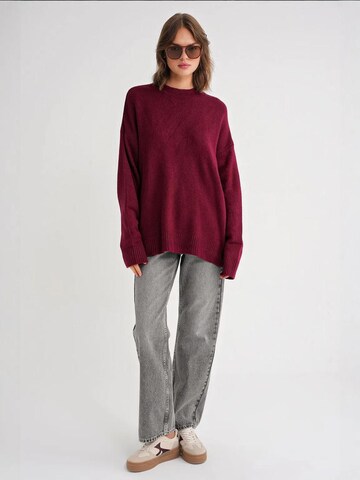 MixRay - Pullover 'Pullover' em vermelho