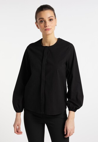 DreiMaster Klassik Blouse in Zwart: voorkant