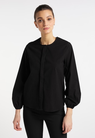 Camicia da donna di DreiMaster Klassik in nero: frontale