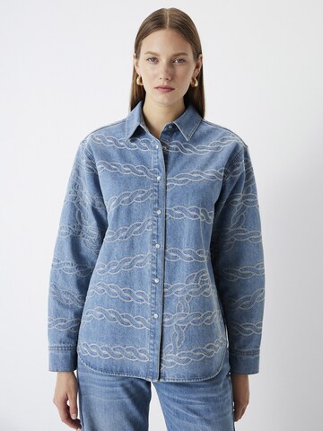 Ipekyol Blouse in Blauw: voorkant