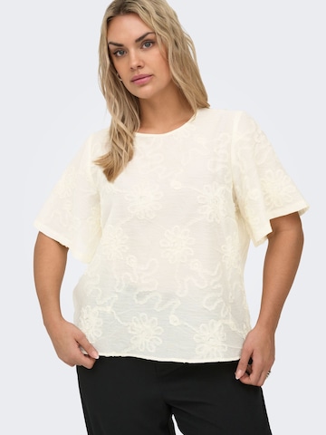 ONLY Carmakoma Blouse 'Anila' in Beige