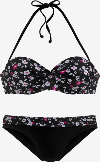 LASCANA Bikini en noir, Vue avec produit